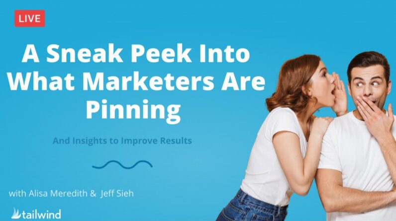A Sneak Peek Into What Marketers Are Pinning - And Insights to Improve Results