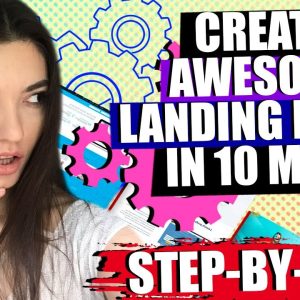 Create Awesome Landing Page in 10 Minutes - Guide For Beginners 🔥